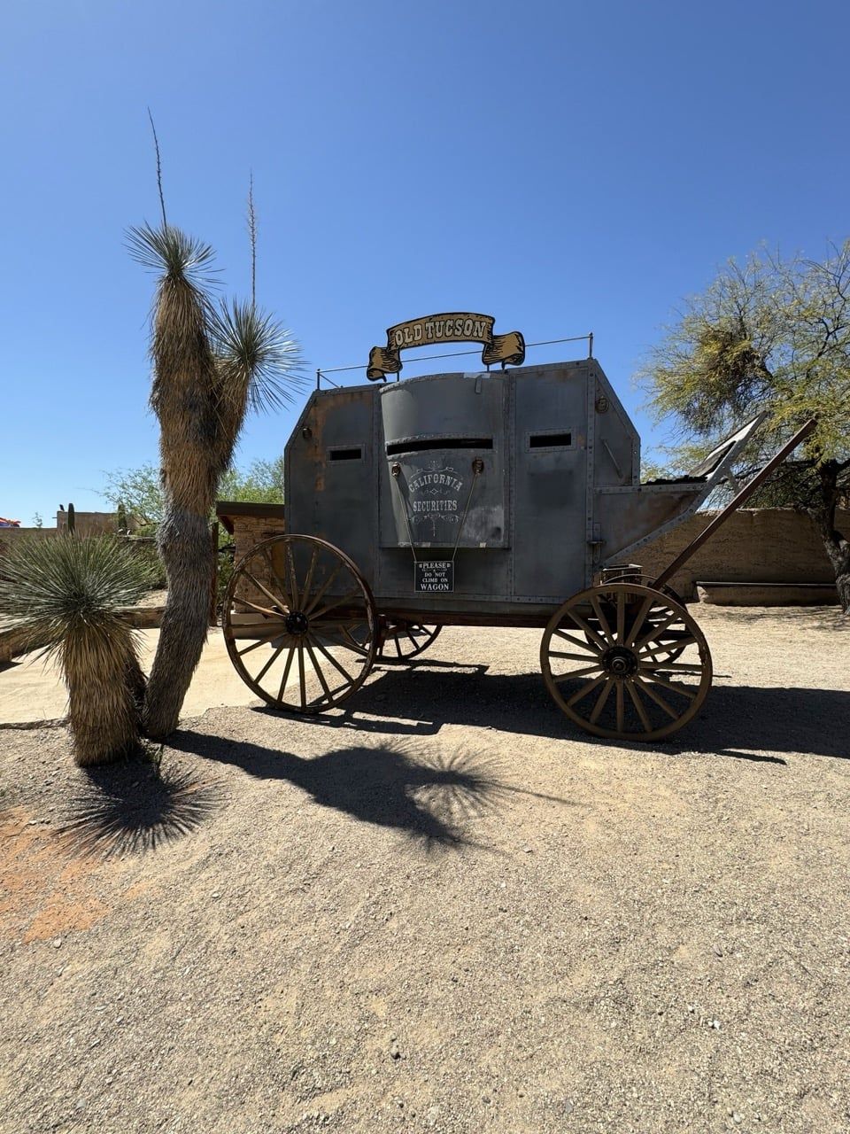 Wagon at the Old Tucson Studios